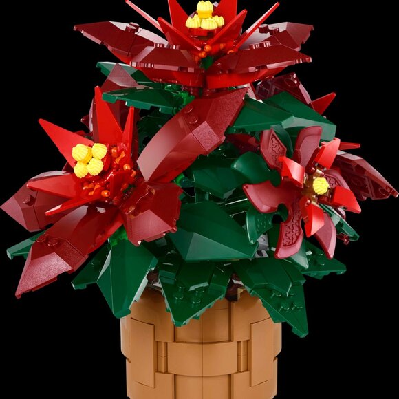 LEGO Icons 10370 Poinsettia Plant & Flower Decor Christmas NIB in Hand - Picture 11 of 14